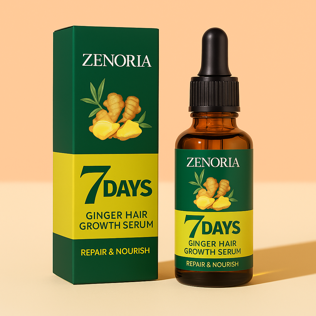 ZENORIA 7-dnevni ingverjev serum za rast in obnovo las